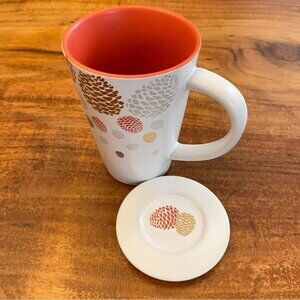 David’s Tea Retired Golden Pinecone Perfect Mug 12oz